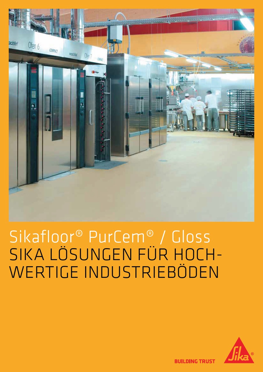 Sika Lösungen für hochwertige Industrieböden