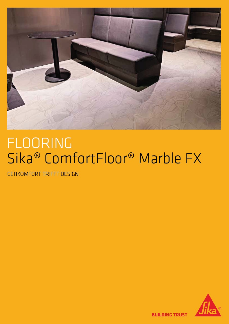 Sika Comfortfloor Marble FX - Gehkomfort trifft Design