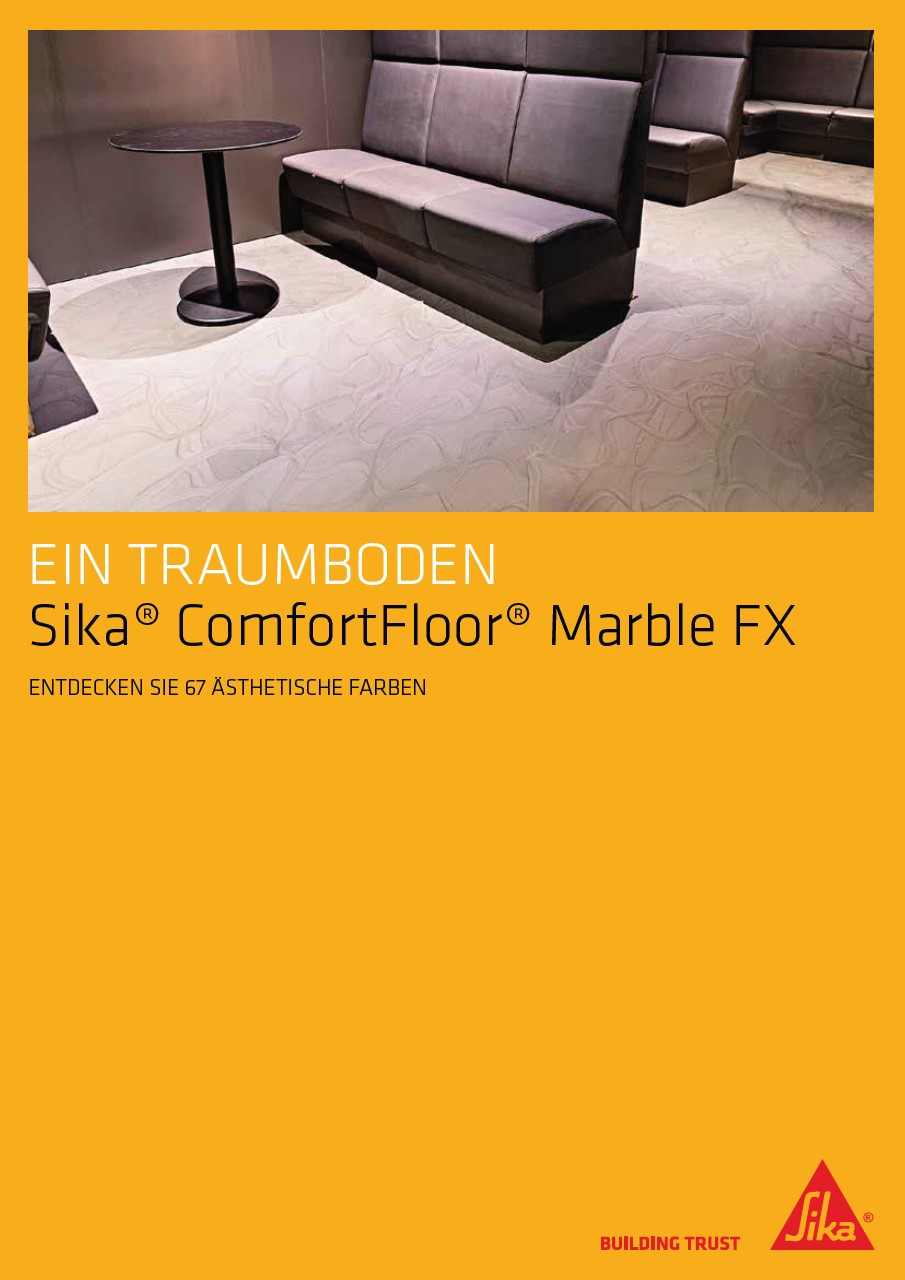 Sika Comfortfloor® Marble FX Farbkarte
