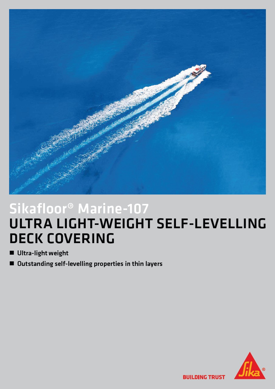 Sikafloor® Marine-107 - Ultra Light-Weight Self-Levelling Deck Covering