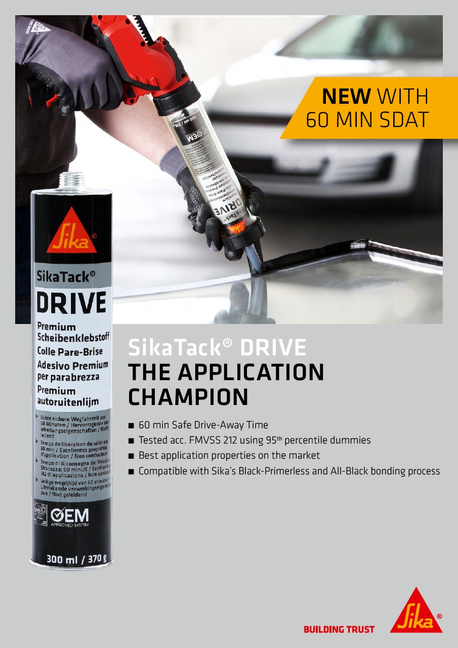 SikaTack® DRIVE - The Application Champion